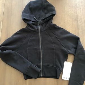 Lululemon scuba, full zip cropped hoodie